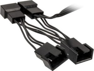 Kolink 4-pin + SATA - 4-pin x4, 0.35m, Czarny (PGW-AC-KOL-049) 4