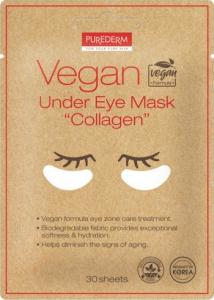 Purederm Vegan Under Eye Mask wegańskie płatki pod oczy z kolagenem 30szt 1