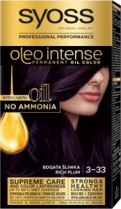 Syoss SYOSS_Oleo Intense farba do włosów trwale koloryzująca z olejkami 3-33 Bogata Śliwka 1