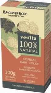 Venita VENITA_Herbal Hair Color ziołowa farba do włosów 8.4 Miedziany Blond 1