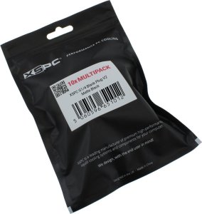 XSPC XSPC Verschlussstopfen V2 G1/4 Zoll AG - 10er Pack, schwarz matt 3