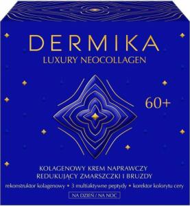 Dermika DERMIKA_Luxury Neocollagen 60+ kolagenowy krem naprawczy do redukcji zmarszczek i bruzd na dzień/ na noc 50ml 1