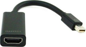 Adapter AV Gembird DisplayPort Mini - HDMI czarny (A-MDPM-HDMIF-02) 1