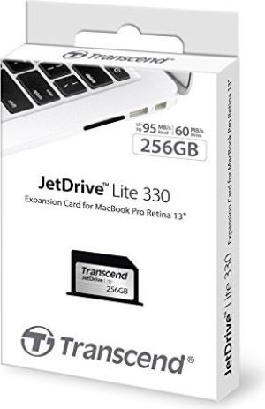 Karta Transcend JetDrive Lite 330 do MacBook 256 GB  (TS256GJDL330) 2