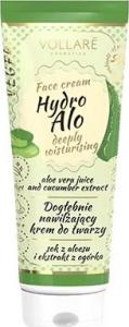 Vollare Hydro Alo Face Cream dogłębnie nawilżający krem do twarzy Sok z Aloesu & Ekstrakt z Ogórka 50 ml 1