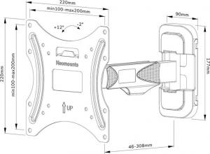 Neomounts Uchwyt ścienny WL40-540BL12 32'' - 55'' 2