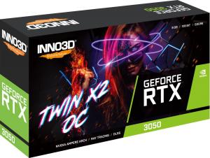 Karta graficzna Inno3D GeForce RTX 3050 Twin X2 OC 8GB GDDR6 (N30502-08D6X-11902130) 3