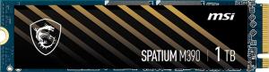 Dysk SSD MSI Spatium M390 1 TB M.2 2280 PCI-E x4 Gen3 NVMe (S78-440L650-P83) 1