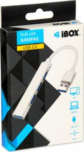 HUB USB iBOX 4x USB-A 2.0 3.0 (IUH3FAS) 3