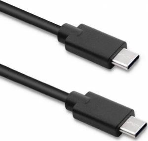 Kabel USB Qoltec USB-C - USB-C 2.5 m Czarny (52352) 2