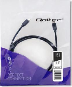 Kabel USB Qoltec USB-C - USB-C 2.5 m Czarny (52352) 5