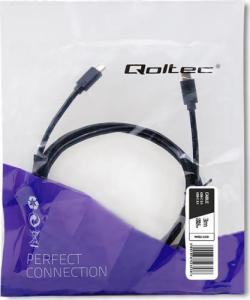 Kabel USB Qoltec USB-C - USB-C 3 m Czarny (52353) 5