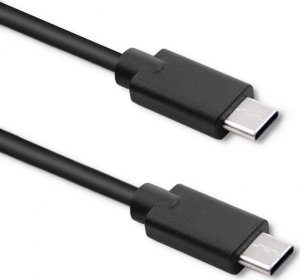 Kabel USB Qoltec USB-C - USB-C 3 m Czarny (52348) 1