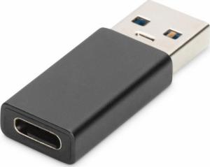 Adapter USB Digitus USB-C - USB Czarny  (AK-300524-000-S) 1