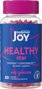 Bodymax BODYMAX_Joy Healthy Star energia i odporność suplement diety Malinowy 60 żelek 1