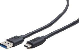 Kabel USB Gembird USB-A - 1 m Czarny (CCP-USB3-AMCM-1M) 1