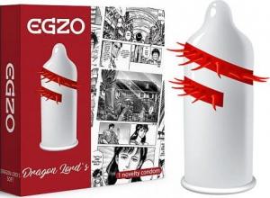 Egzo EGZO_Dragon Lord's prezerwatywa z pieszczącymi kolcami Soft 1szt. 1