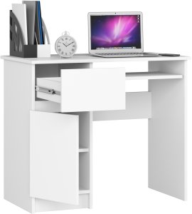 Biurko Fabryka Mebli Akord Piksel Białe 90 cm x 50 cm 4