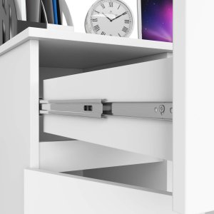 Biurko Fabryka Mebli Akord Piksel Białe 90 cm x 50 cm 7