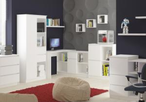 Biurko Fabryka Mebli Akord B-17 Białe 120 cm x 50 cm 2