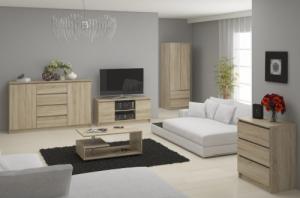 Fabryka Mebli Akord SZAFKA NOCNA CL3 60 cm DĄB SONOMA 2