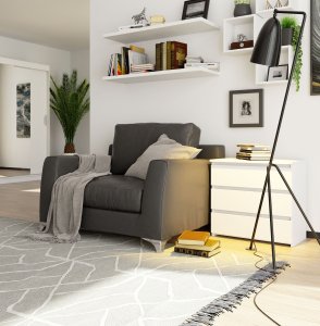 Fabryka Mebli Akord SZAFKA NOCNA CL3 60 cm BIAŁA 4