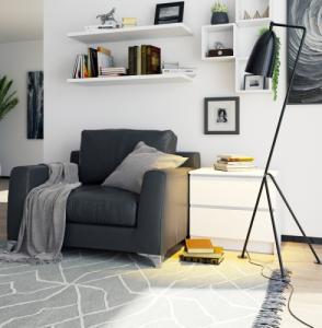 Fabryka Mebli Akord KOMODA K 60 cm 2 SZUFLADY BIAŁA 5