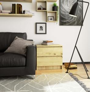 Fabryka Mebli Akord Komoda do salonu K 60 cm 2 szuflady - dąb artisan 3