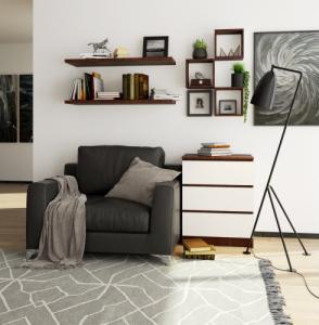 Fabryka Mebli Akord KOMODA K 60 cm 3 SZUFLADY WENGE / BIAŁA 7