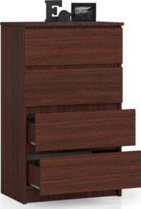 Fabryka Mebli Akord KOMODA K 60 cm 4 SZUFLADY WENGE 2