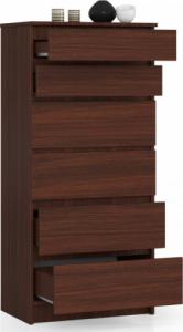 Fabryka Mebli Akord KOMODA K 60 cm 6 SZUFLAD WENGE 2
