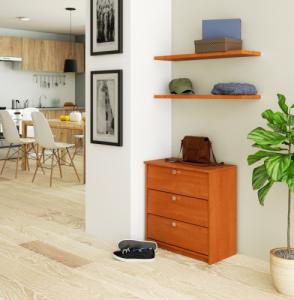 Fabryka Mebli Akord Szafka na buty MINI 3 uchylne drzwiczki 60 cm - olcha 3