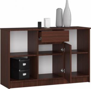 Fabryka Mebli Akord KOMODA B-17 120 cm 1 SZUFLADA 1 DRZWI WENGE 2