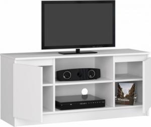 Fabryka Mebli Akord SZAFKA RTV 120 cm 2D 1P BIAŁA 2