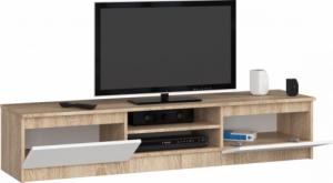 Fabryka Mebli Akord SZAFKA RTV 160 cm SONOMA / BIAŁA 2