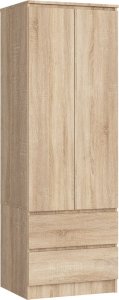Fabryka Mebli Akord SZAFA STAR S 60 cm 2 DRZWI 2 SZUFLADY SONOMA 1