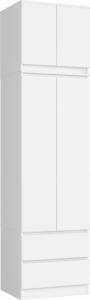 Fabryka Mebli Akord Nadstawka na szafę 60 cm - biała - 2 drzwi 3