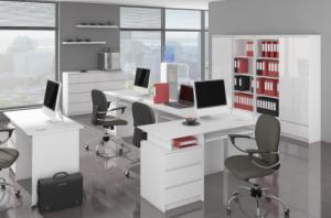 Fabryka Mebli Akord KOMODA K 140 cm 8 SZUFLAD AKRYL BIAŁA WYSOKI POŁYSK 3