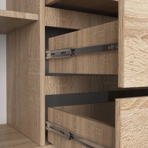 Fabryka Mebli Akord KOMODA K 160 cm 2 DRZWI 4 SZUFLADY SONOMA 4