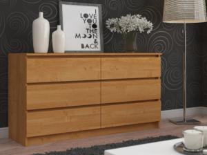 Fabryka Mebli Akord KOMODA K 160 cm 6 SZUFLAD OLCHA 3