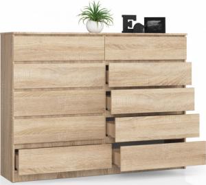 Fabryka Mebli Akord KOMODA K 160 cm 10 SZUFLAD SONOMA 2