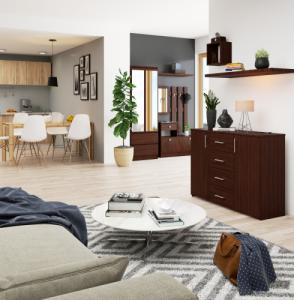 Fabryka Mebli Akord KOMODA K 45 110 cm WENGE 4