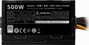 Zasilacz Cooler Master Elite V4 500W (MPE-5001-ACABN-EU) 5