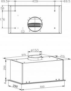 Okap Amica OMP6254BG Studio 8