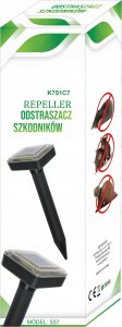 Solarny odstraszacz szkodników, 2szt. (K751C7) 4
