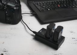 Ładowarka do aparatu Newell Ładowarka dwukanałowa DL-USB-C do akumulatorów NP-W235 8