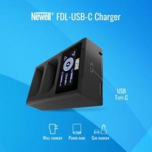 Ładowarka do aparatu Newell Ładowarka dwukanałowa FDL-USB-C do akumulatorów LP-E17 5