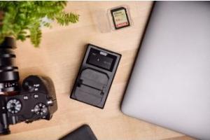 Ładowarka do aparatu Newell Ładowarka dwukanałowa FDL-USB-C do akumulatorów LP-E6 12