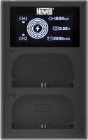Ładowarka do aparatu Newell Ładowarka dwukanałowa FDL-USB-C do akumulatorów LP-E6 3