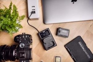 Ładowarka do aparatu Newell Ładowarka dwukanałowa Newell FDL-USB-C do akumulatorów NP-BX1 11